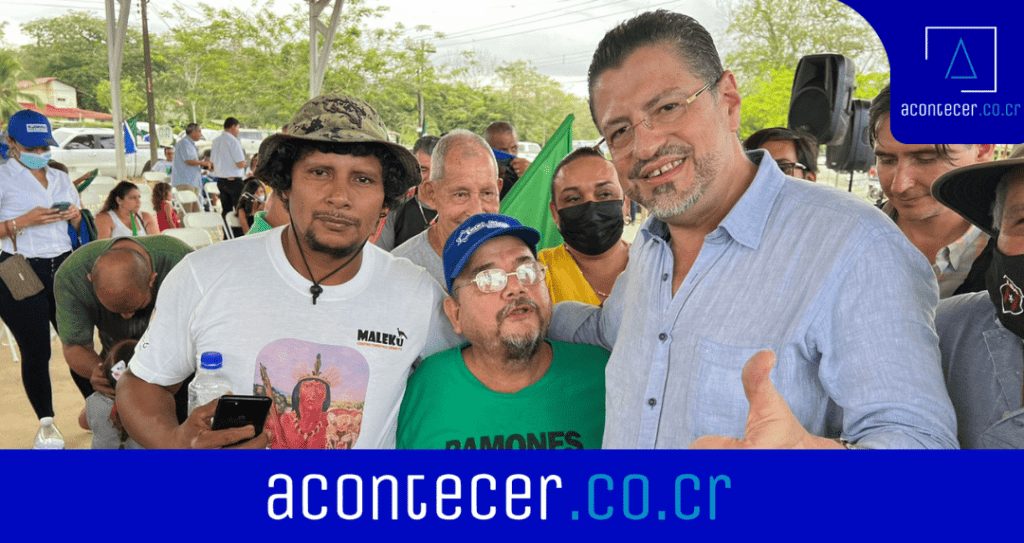 Indigena que confronto a Figueres da su apoyo a Rodrigo Chaves 1024x543 1