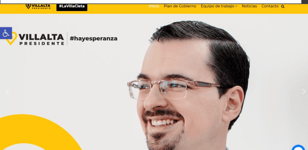 Villalta presenta web oficial para promover su candidatura 1024x499 1