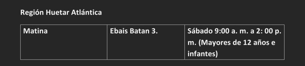 Vacunatorios estarán abiertos este fin de semana, conozca las sedes 8 WhatsApp Image 2023 01 13 at 5.18.49 PM