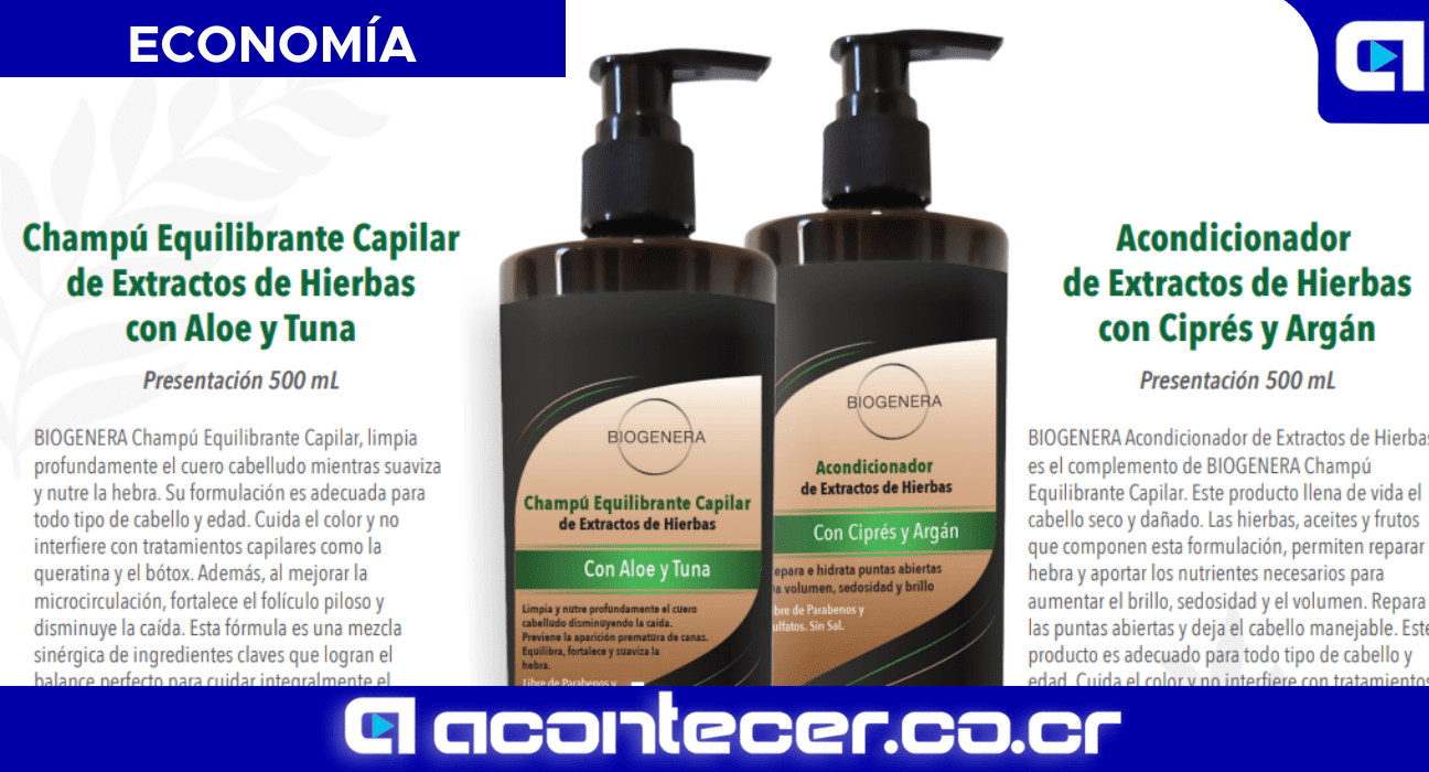 Biogenera - Evoinnova shampoos Costa Rica