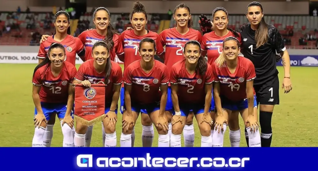 Selección de fútbol femenino sub-20 de Costa Rica celebra clasificación histórica al Mundial