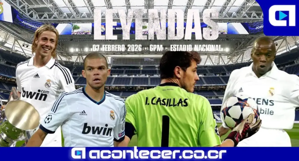 Real Madrid confirma a sus cuatro leyendas para el histórico duelo en Costa Rica