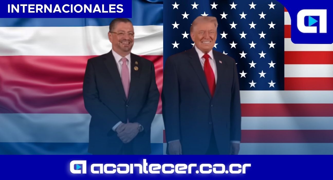 Así fue el saludo entre Donald Trump y Rodrigo Chaves en la cumbre “Escudo de las Américas”