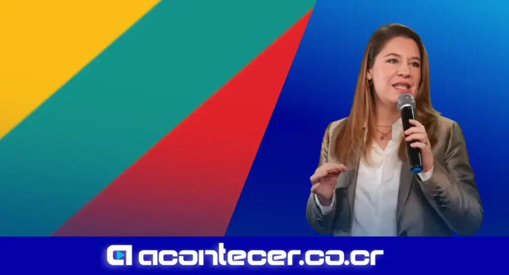 Claudia Dobles junto a candidatos a diputados en presentación de nuevo spot publicitario de campaña electoral