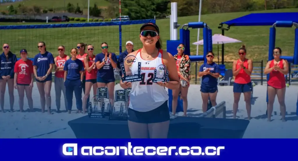 Sofía Vega Barrantes Freshman of the Year NCAA Costa Rica