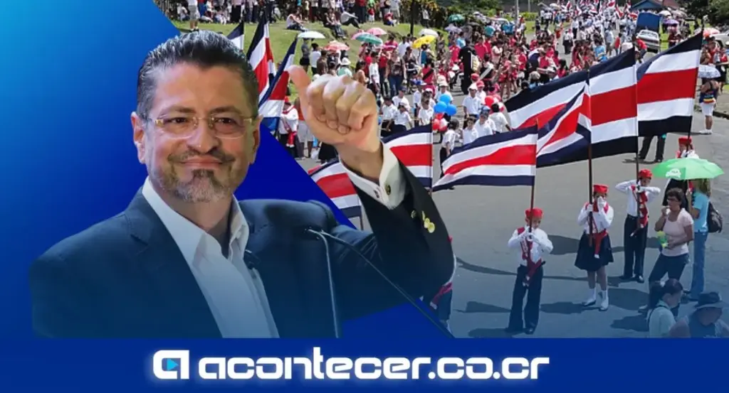 Rodrigo Chaves, traspaso poderes, fiesta patria, asueto 8 mayo, decreto ejecutivo