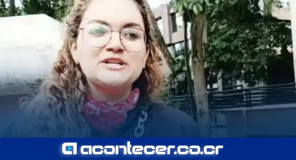Yendry Quirós La Colocha, activista de San Vito de Coto Brus, durante entrevista con Villa Quesada TV en la que explicó su retiro temporal de la vida pública