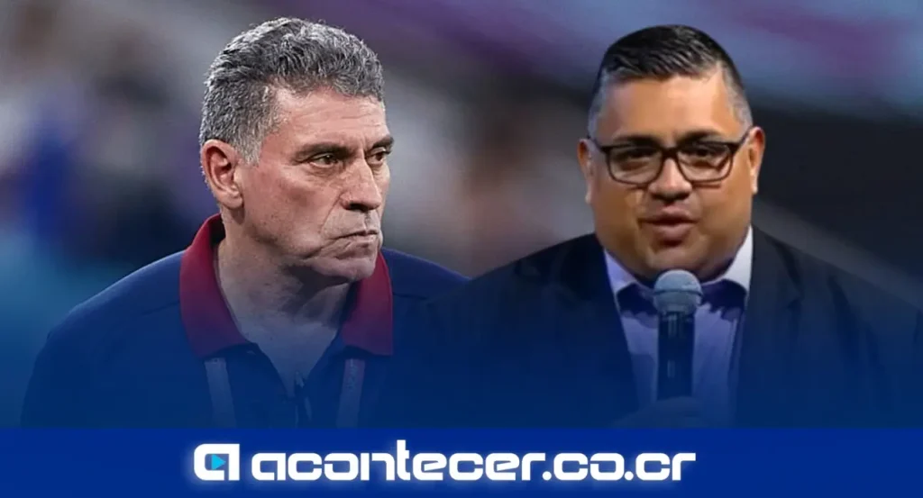 Christian Sandoval, periodista deportivo costarricense, durante declaraciones sobre indisciplina en la Selección Nacional