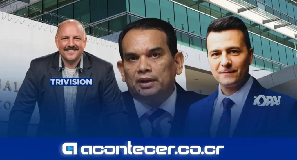 Exdirector del OIJ Randall Zúñiga durante una actividad oficial, relacionado con el fallo de la Sala Constitucional contra OPA y Trivisión