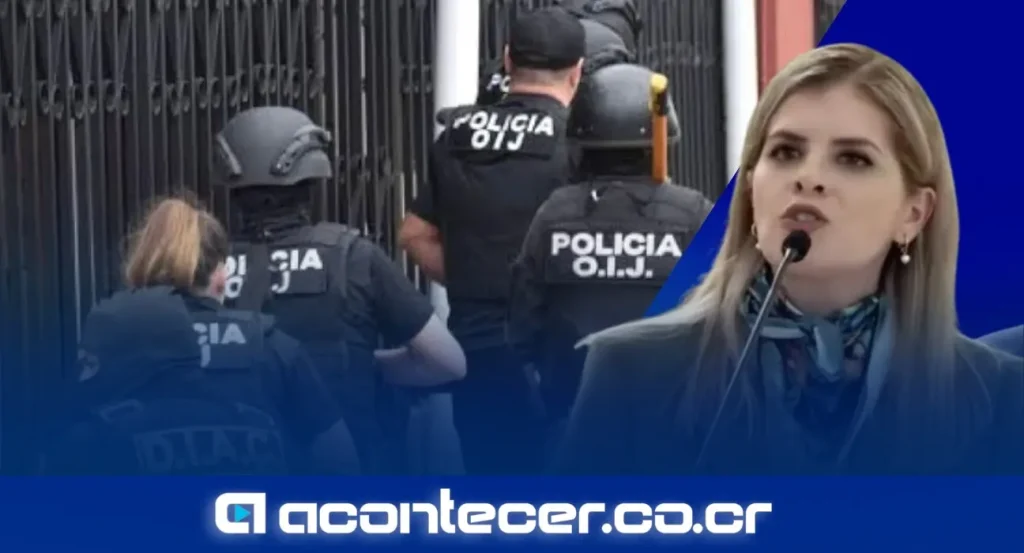 Laura Fernández, presidenta de Costa Rica, durante declaraciones sobre demoras judiciales en allanamientos antidrogas