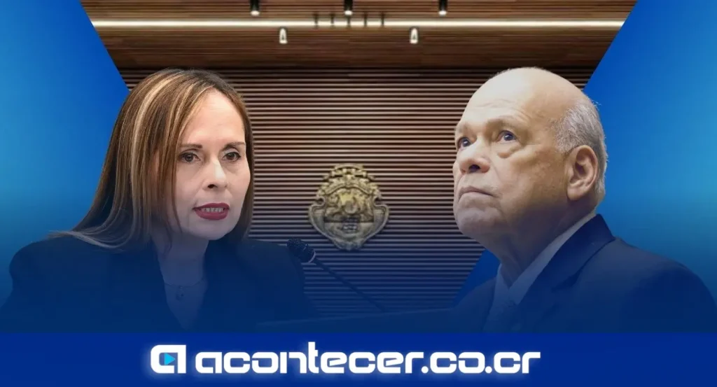 Orlando Aguirre, presidente de la Corte Suprema de Justicia de Costa Rica, en acto institucional