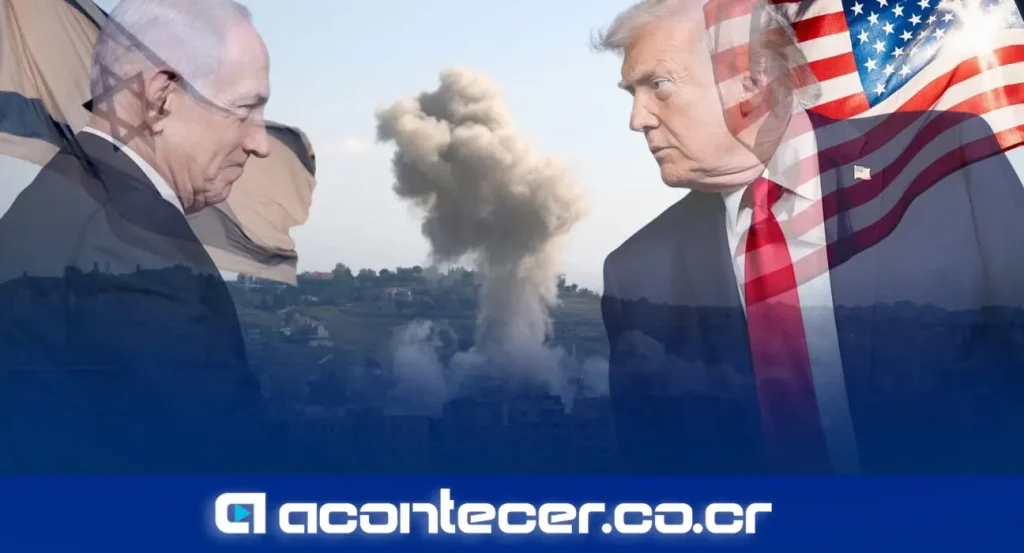 Benjamín Netanyahu durante declaración sobre operaciones militares israelíes en el Líbano