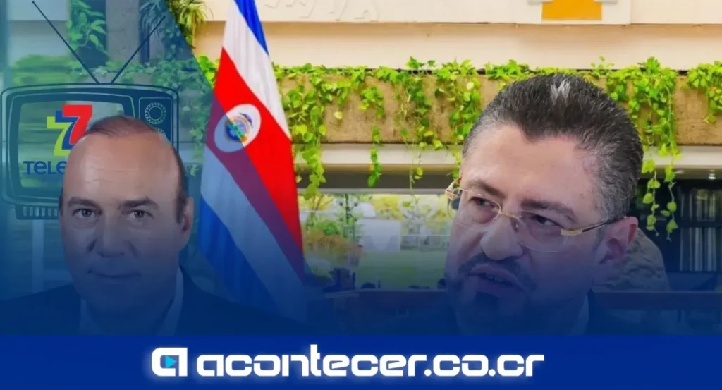 René Picado Cozza, presidente de Televisora de Costa Rica, llega a Casa Presidencial para reunirse con el ministro Rodrigo Chaves