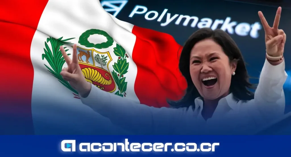 Keiko Fujimori candidata presidencial de Perú en acto de campaña para la segunda vuelta electoral 2025
