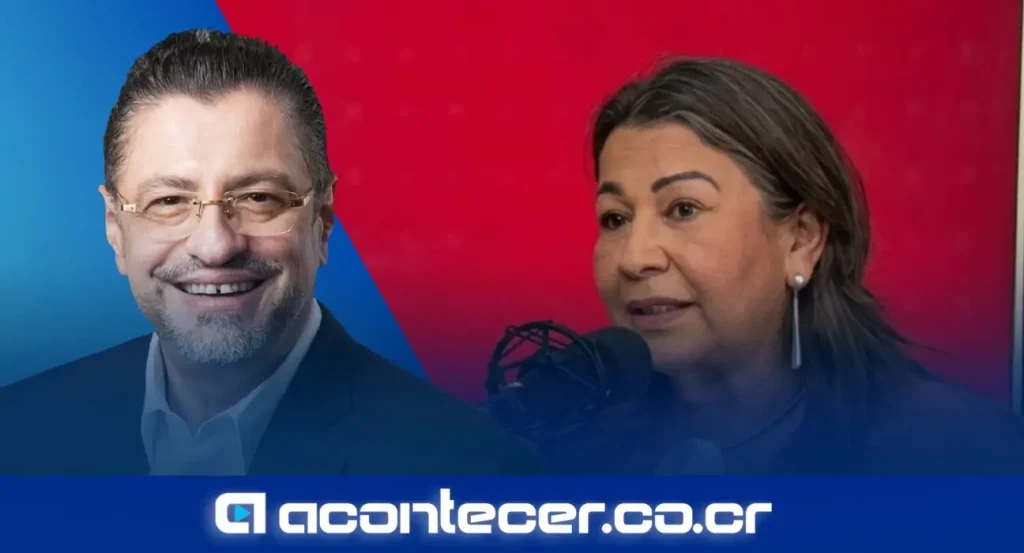 Vilma Ibarra, periodista costarricense, durante entrevista sobre presiones a medios de comunicación en 2022