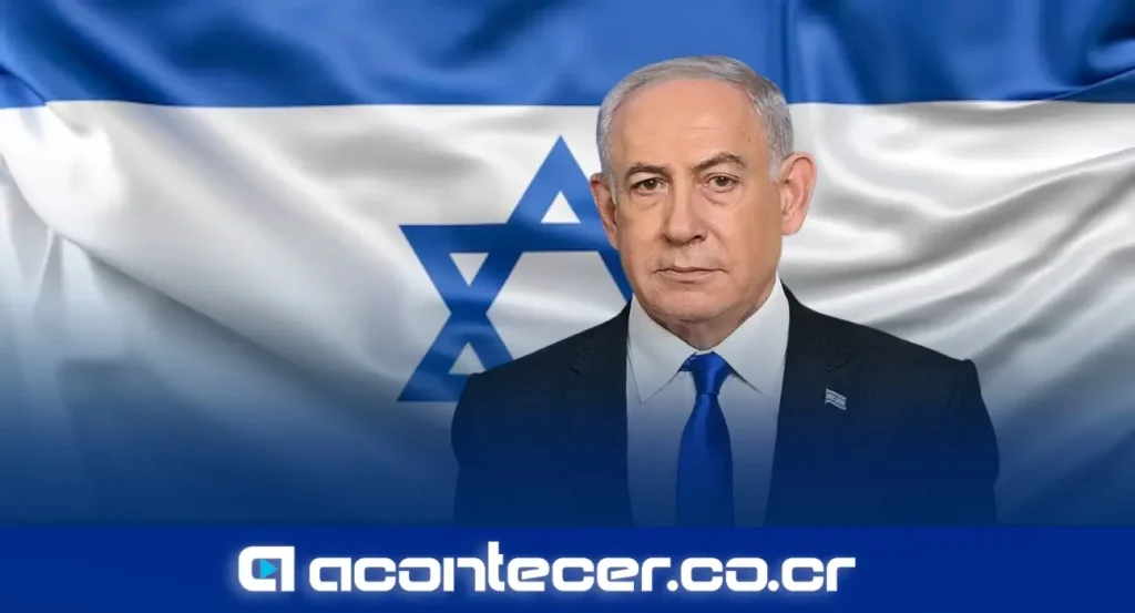 Benjamin Netanyahu, primer ministro de Israel, durante acto oficial en Tel Aviv