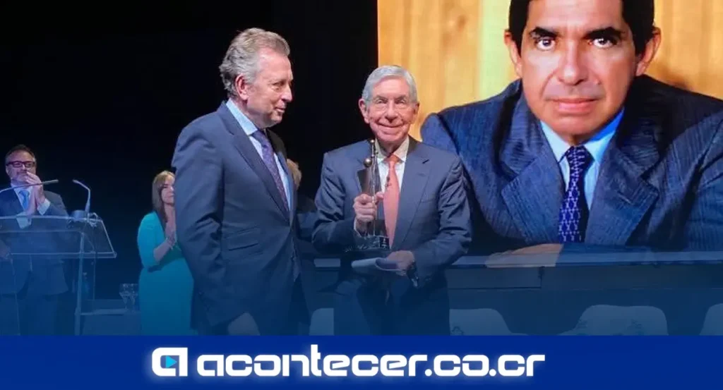 Óscar Arias Sánchez, expresidente de Costa Rica y premio Nobel de la Paz, durante la entrega del premio Jan Ruml Democracia y Libertad 2026