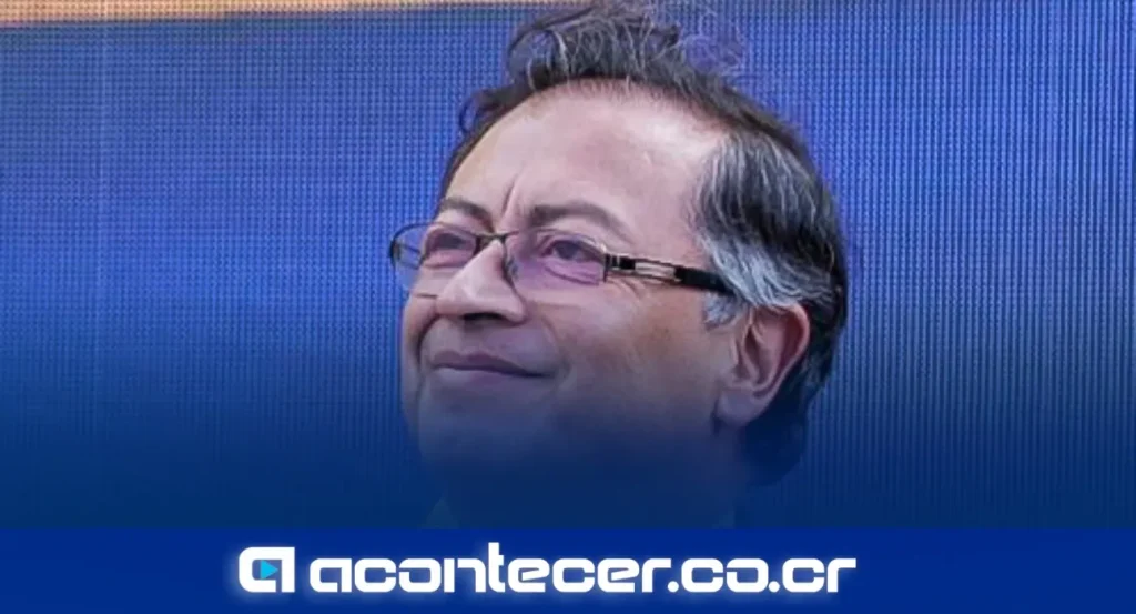 Gustavo Petro, presidente de Colombia, durante declaración sobre resultados electorales