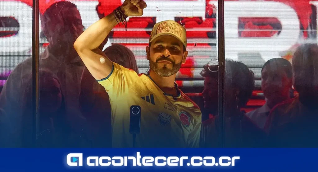 Abelardo de la Espriella, candidato presidencial de Colombia por el partido Defensores de la Patria, durante su campaña electoral