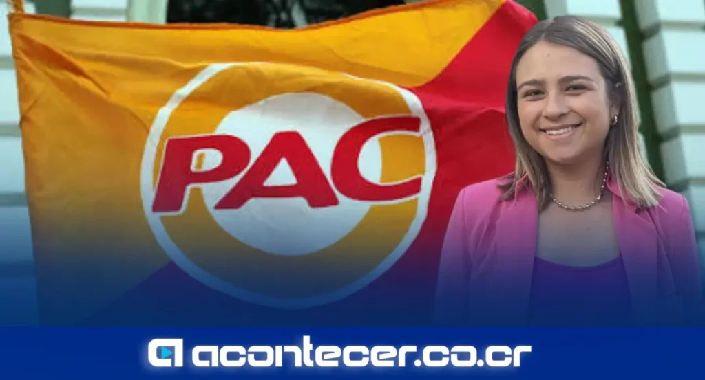 Mía Fink, activista y asesora ad honorem de la diputada Claudia Dobles, en un evento político