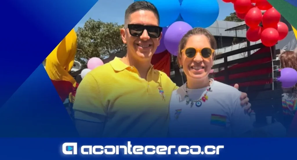 Claudia Dobles Camargo, diputada de Agenda Ciudadana, en la Marcha del Orgullo