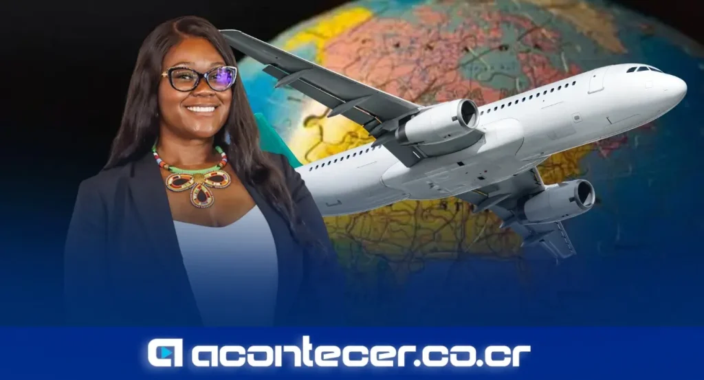 Angie Cruickshank Lambert, defensora de los Habitantes de Costa Rica, durante una conferencia de prensa