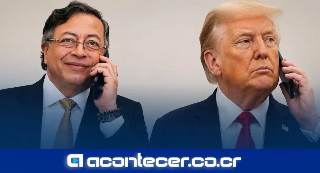 Gustavo Petro Urrego, presidente de Colombia, durante una conferencia de prensa en Bogotá