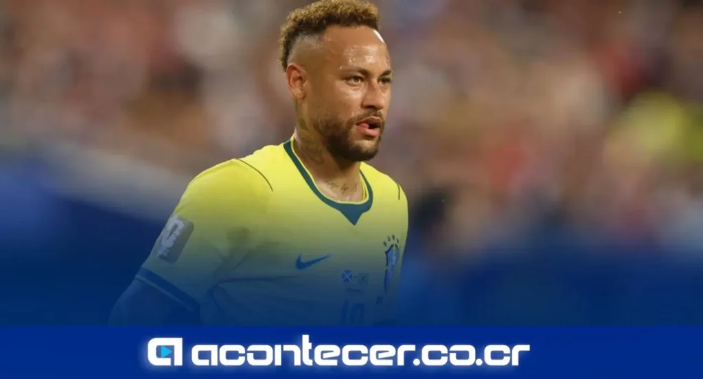 Neymar llora durante su despedida de la Selección de Brasil tras la eliminación en el Mundial 2026