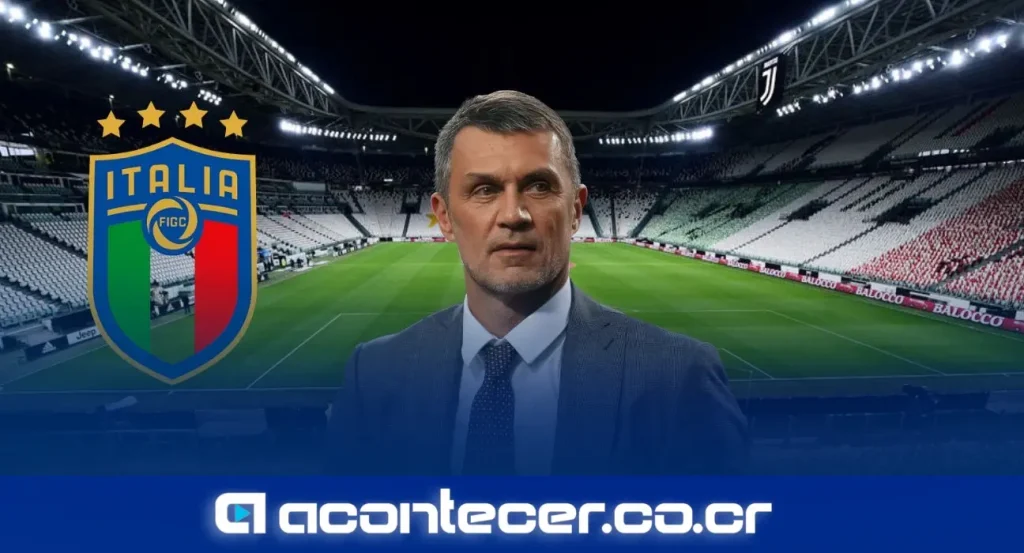 Paolo Maldini durante su presentación como nuevo técnico de la Selección de Italia