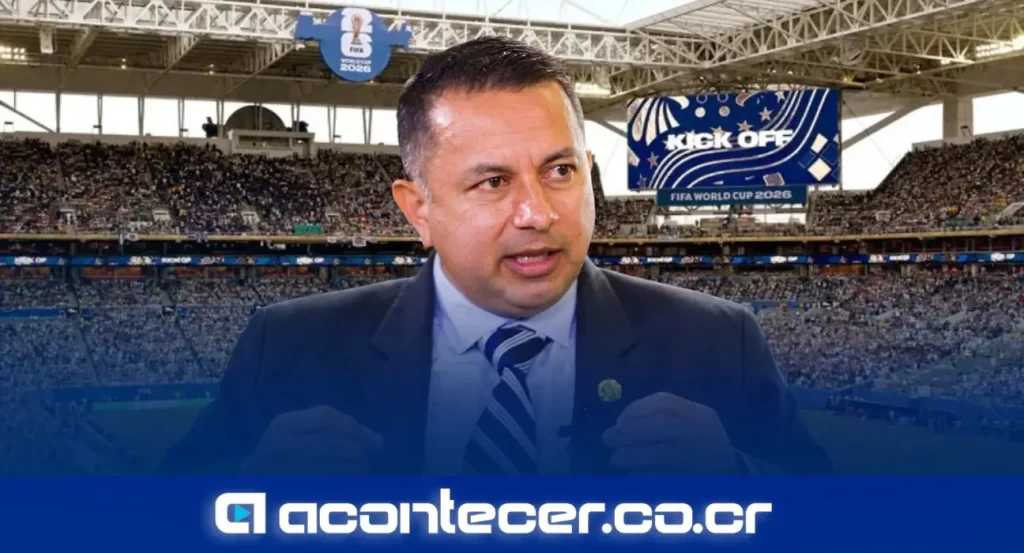 Rodolfo Villalobos, ex presidente de la Federación Costarricense de Fútbol, durante entrevista en el Mundial 2026