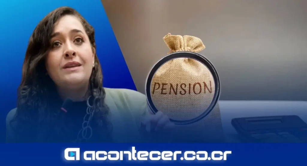 Iztarú Alfaro Guerrero, diputada del Partido Liberación Nacional, presenta proyecto de ley sobre pensiones de expresidentes en la Asamblea Legislativa de Costa