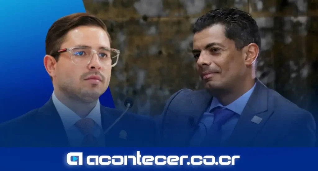 Gabriel Aguilar Vargas, ministro de Justicia y Paz, durante entrevista en Multimedios donde criticó al fiscal Carlo Díaz