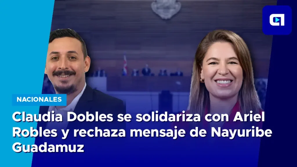 La diputada Claudia Dobles Camargo durante una intervención en la Asamblea Legislativa de Costa Rica