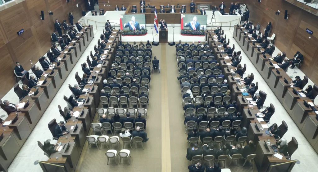 Plenario de la Asamblea Legislativa de Costa Rica