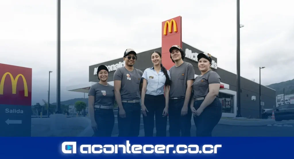Feria de empleo de McDonald's en Puntarenas con personas postulándose para puestos de trabajo
