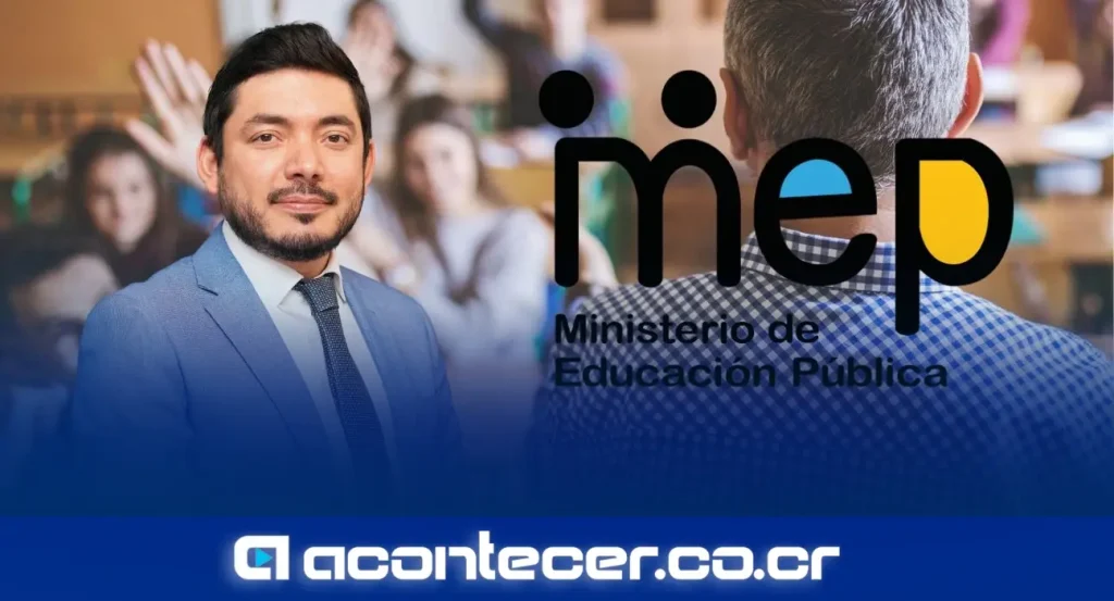 Leonardo Sánchez, ministro de Educación Pública, durante entrevista sobre el FEES 2027