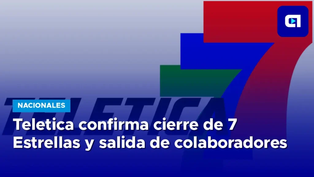 Edificio de Teletica en San José, Costa Rica, tras anunciarse reestructuración y cierre del programa 7 Estrellas