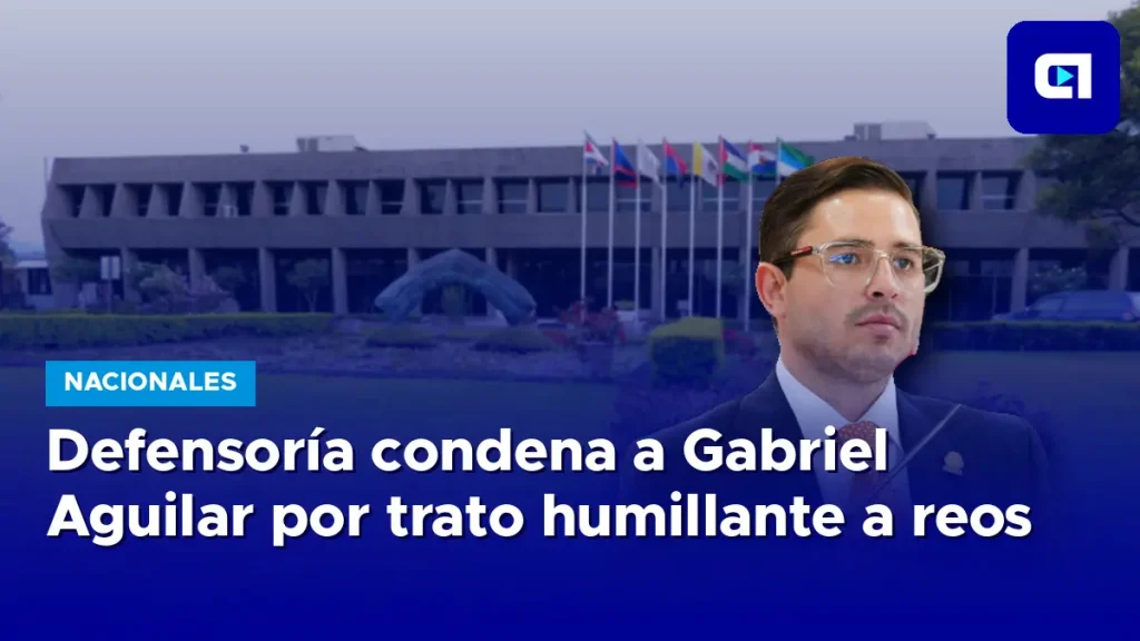 Ministro de Justicia Gabriel Aguilar Vargas durante operativo en cárcel de Puntarenas donde se anunció traslado de privados de libertad al CACCO