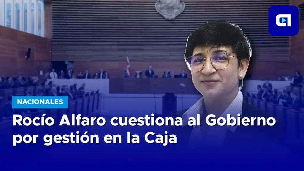 Rocío Alfaro cuestiona al Gobierno por gestión en la Caja