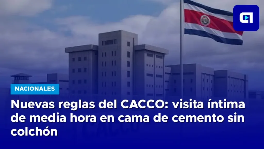 Gabriel Aguilar Vargas, ministro de Justicia y Paz de Costa Rica, anuncia restricciones a las visitas íntimas en el Centro de Alta Contención contra el Crimen O