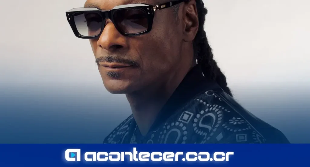 Snoop Dogg durante una presentación en vivo, artista que se presentará en Costa Rica el 3 de diciembre en el Centro de Eventos Pedregal