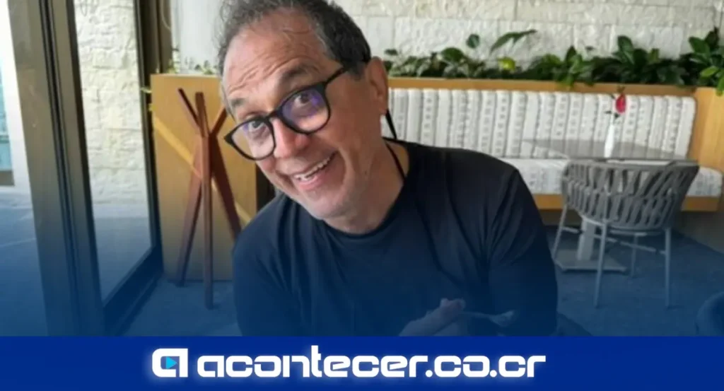 Alejandro Rueda, comunicador costarricense, durante video en el que critica al ministro de Justicia Gabriel Aguilar Vargas por su trato a privados de libertad