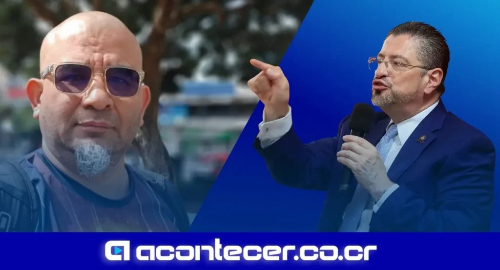 Erick Sojo culpa a Rodrigo Chaves y Laura Fernández por amenazas contra su hijo y su madre