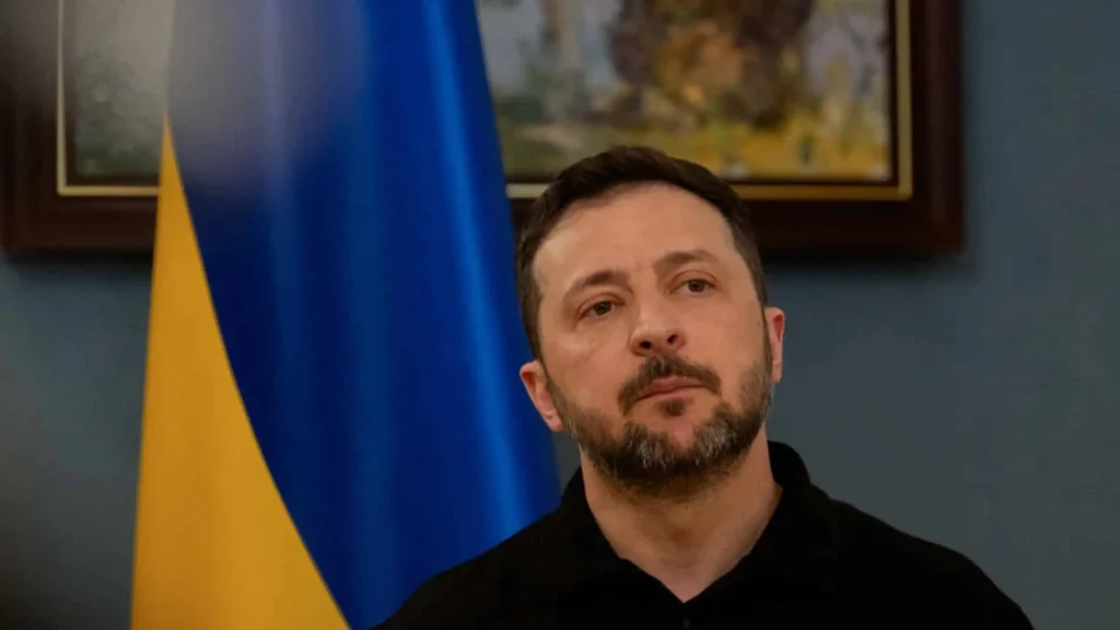 Andrii Sybiha, ministro de Relaciones Exteriores de Ucrania, durante declaraciones sobre propuestas de cese al fuego energético y en el Mar Negro (Foto: ecoportal.net)