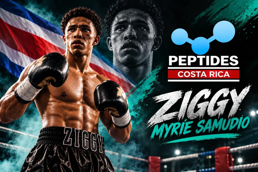 Ziggy Myrie Samudio con el respaldo de Peptides Costa Rica